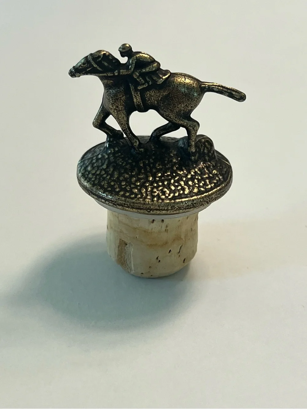 Blanton’s Single Barrel Bourbon Whiskey Horse and Jockey Cork Stopper Letter L